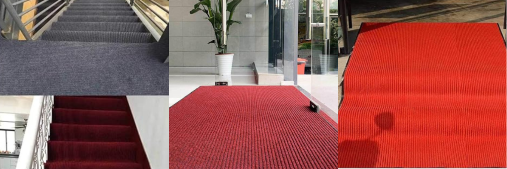 Ribbed Thickened Runner Carpet Floor Protection Mat Anti Slip Ribbed Thickened Runner Carpet Floor Protection Mat Anti Slip