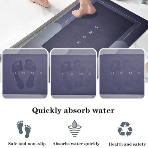 Super Absorbent Bath Mat Quick Dry Custom Multiple Sizes