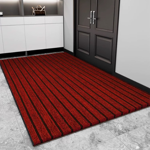 Heavy-Duty Wide Stripe Floor Mat Non-Slip Scatter Rug Doormat