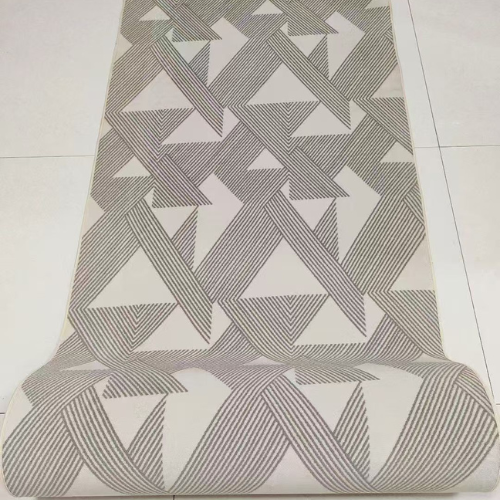 Patterned Low-Pile Rug Mat Short Pile Design Carpet Anti-slip for Decors