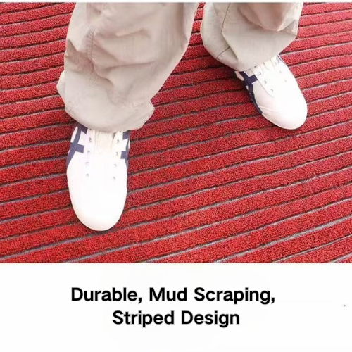 Hard Bristle Striped Doormat Dirt Trapper Door rugs