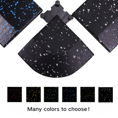 Composite Gym Rubber Floor Mat Edge Trim and Finishing