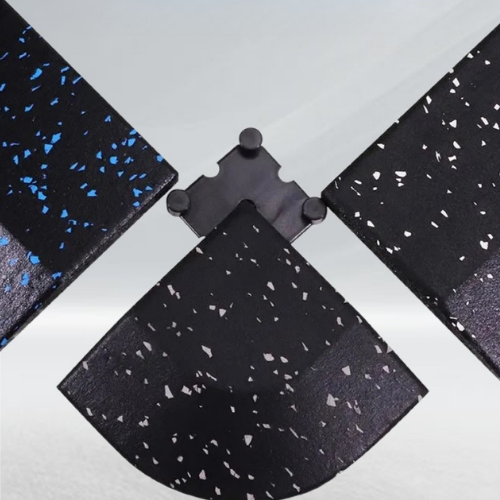 Composite Gym Rubber Floor Mat Edge Trim and Finishing