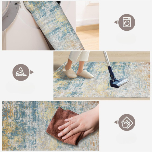 Cashmere-Like Foldable and Washable TPR Rug