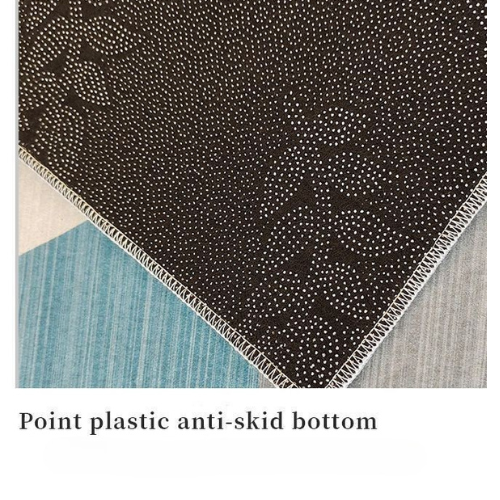 Plush Velvet Smooth Surface Rug Modern Carpet