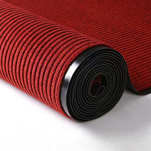 Heavy-Duty Two Stripes Floor Mat Non-Slip Scatter Rug Doormat